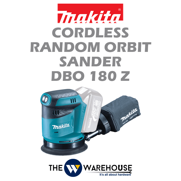 Makita Cordless Random Orbit Sander DBO180Z Malaysia TheWwarehouse