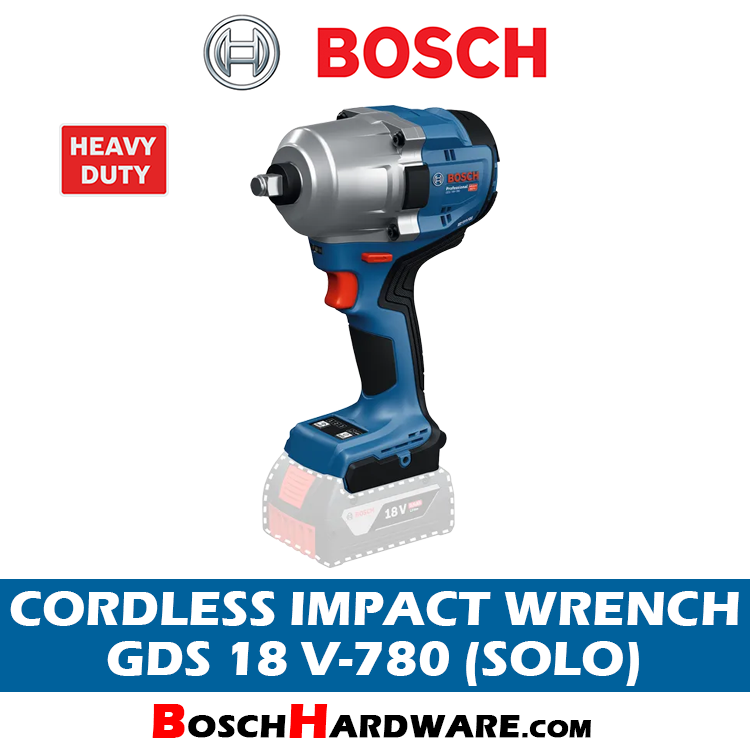 Bosch Cordless Impact Wrench GDS 18V-780 (Solo)