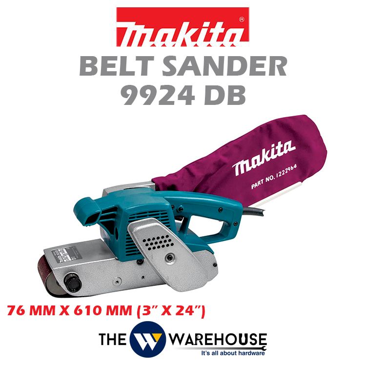 Makita Belt Sander 9924DB 76mm x 610mm Malaysia TheWwarehouse