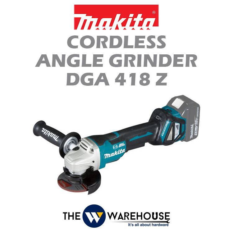 Makita Cordless Angle Grinder DGA418Z Malaysia TheWwarehouse
